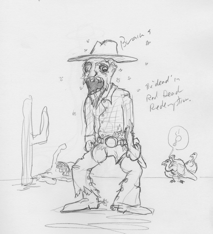 cowboy zombie