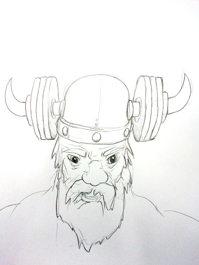Viking helmet weights